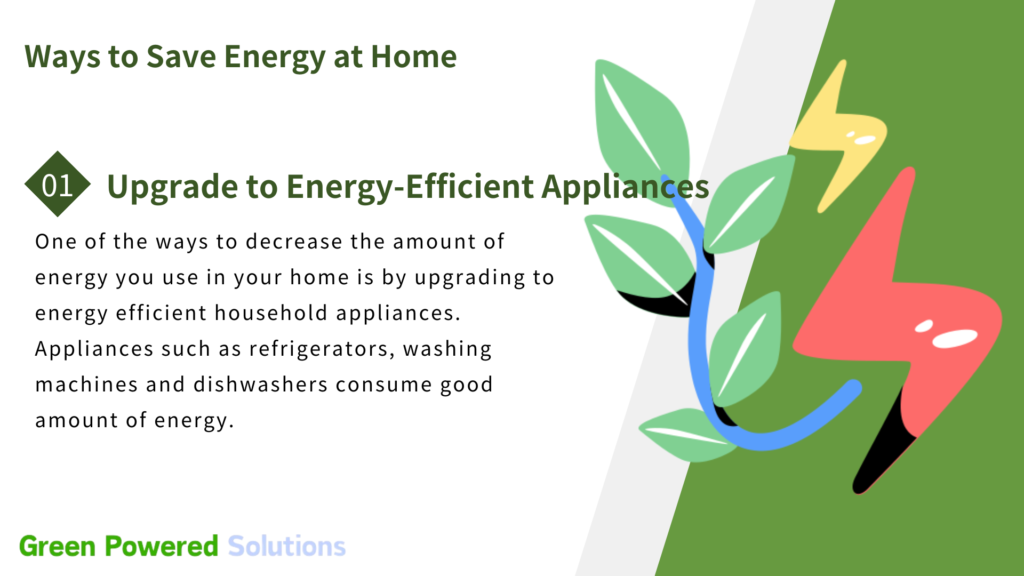 Upgrade to Energy-Efficient Appliances