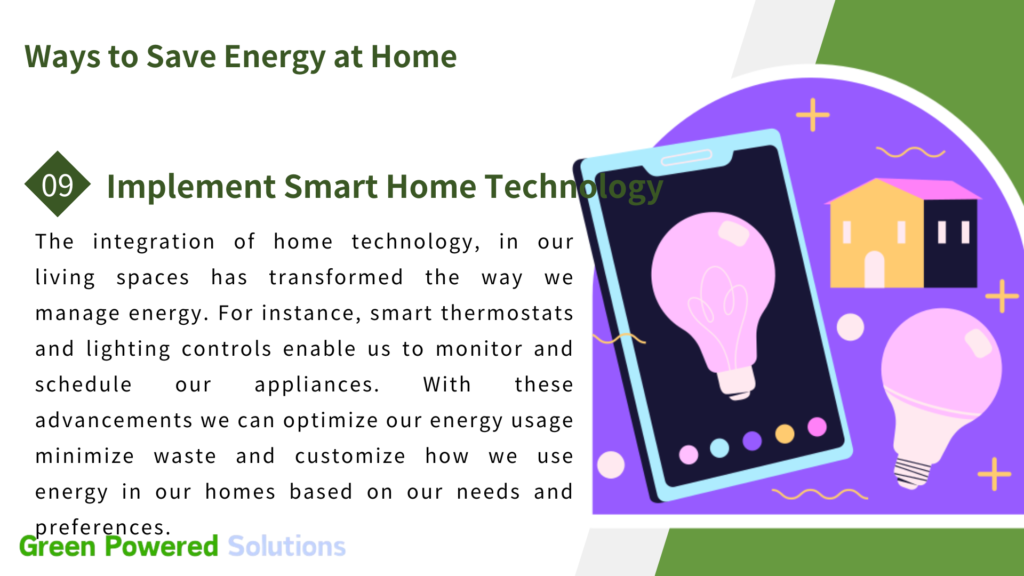 Implement Smart Home Technology